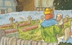 Small detail from the Allton reconstruction drawing for 1349